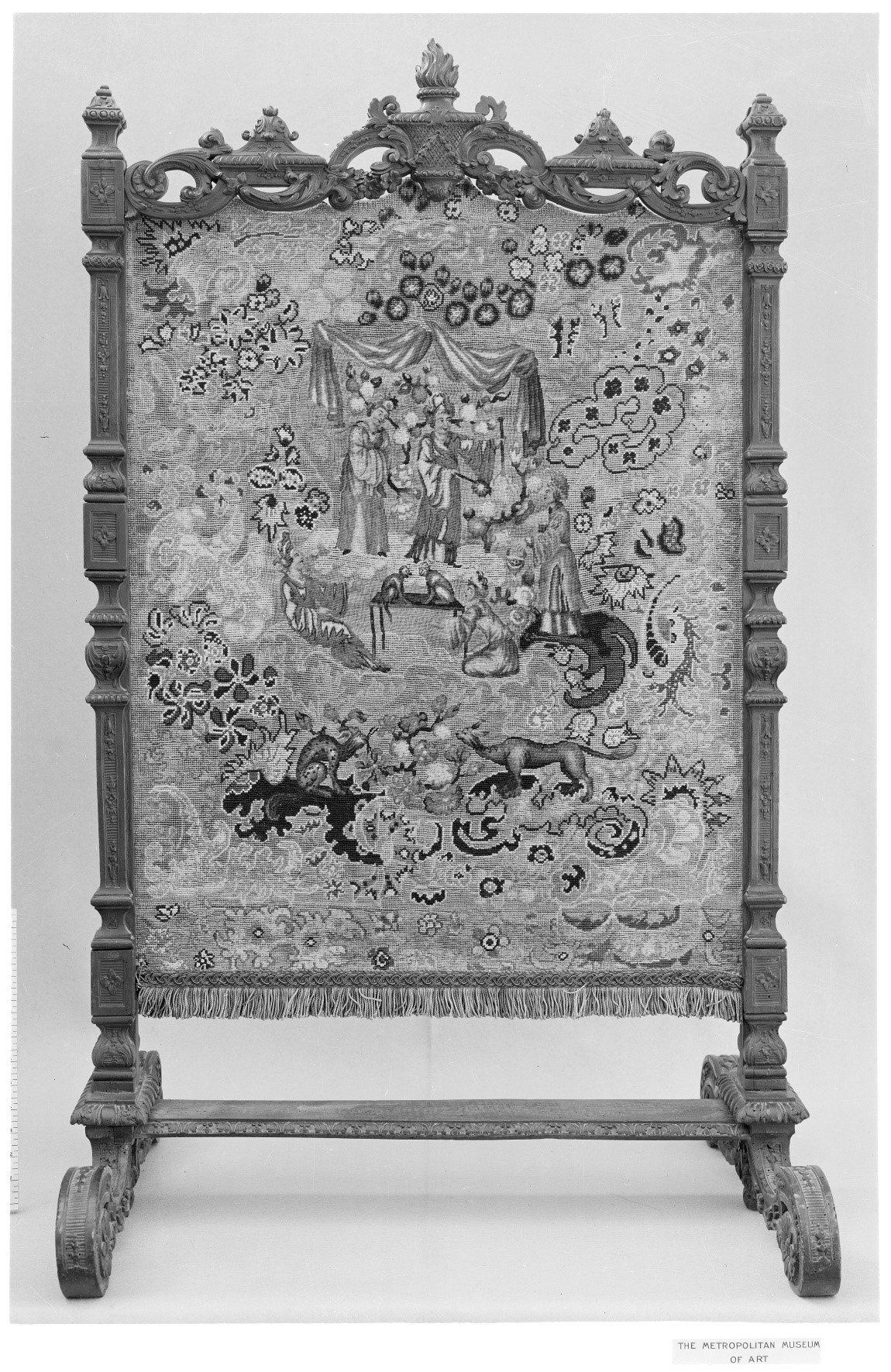 seventeenth-century fire screen